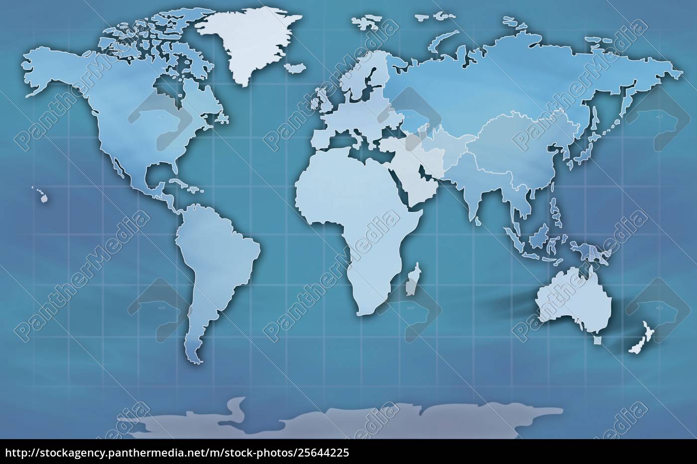 World Map Illustration Royalty Free Image Panthermedia