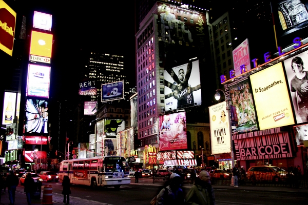 ny times square at night - Stock image #563182 | PantherMedia Stock Agency
