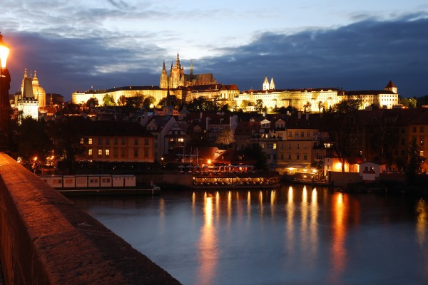 prague at night