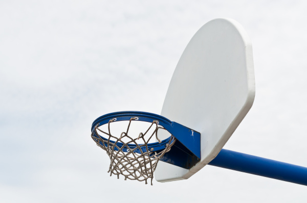 playground basketball hoop and backboard