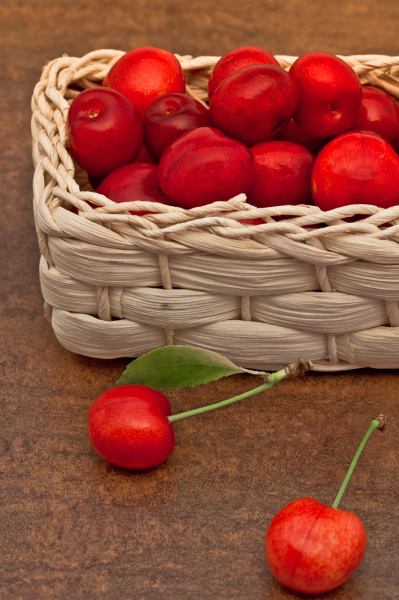 vitamins vitamines sweetly basket fruit cherries