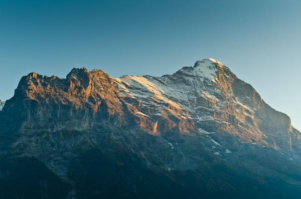 evening mood at the eiger