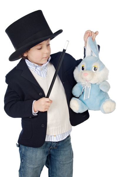 adorable child dress of illusionist with