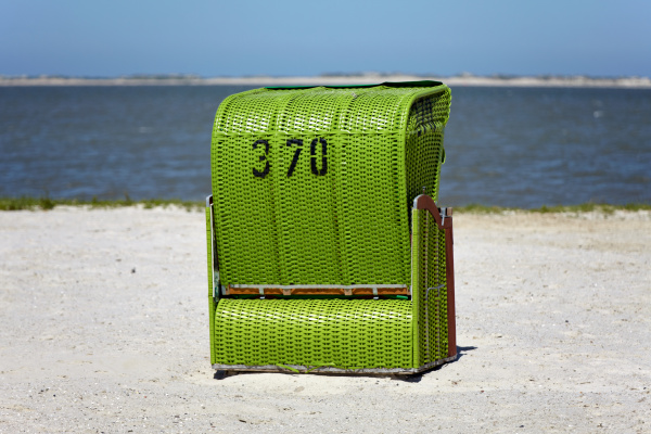 green beach chair