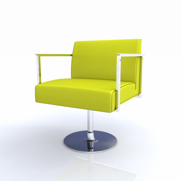 contemporary design chair yellow