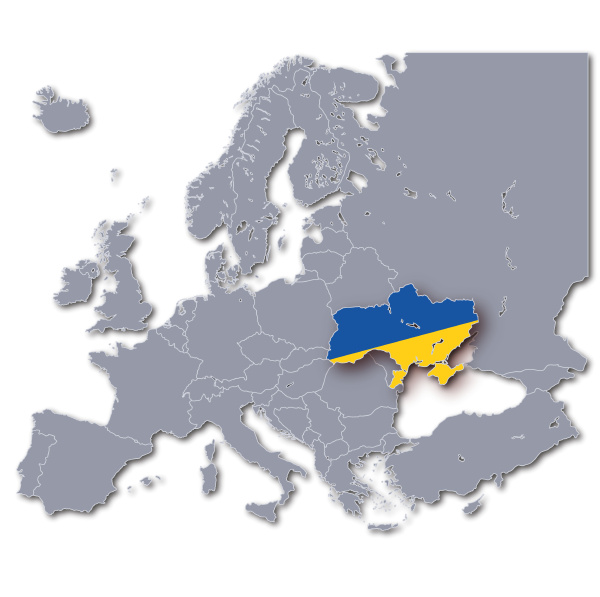 map of europe ukraine