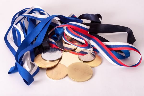 gold and silver medals