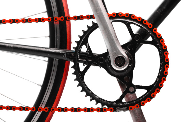 red mtb chain