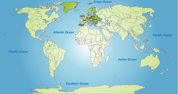 map of europe with capitals in