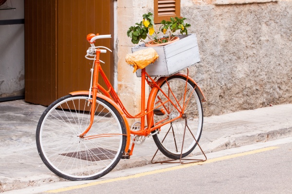 women s bike in orange with