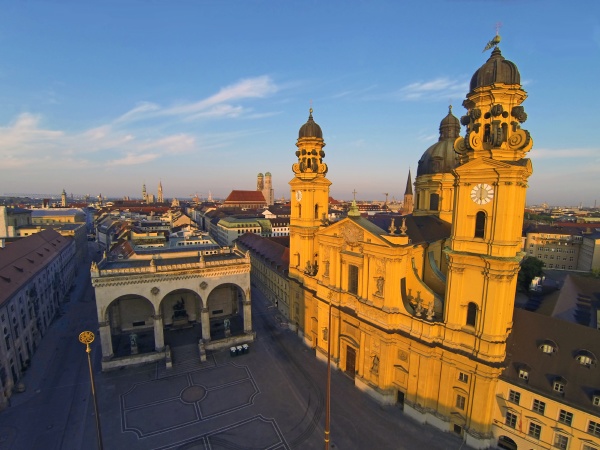 theatinerkirche in the morning