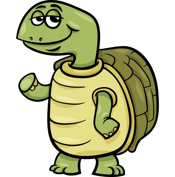 turtle character cartoon illustration - Stock Photo #11350181 ...