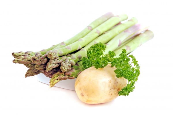 asparagus asparagus sticks eat parsley potato