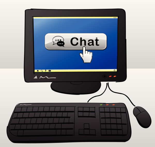 chat computer concept