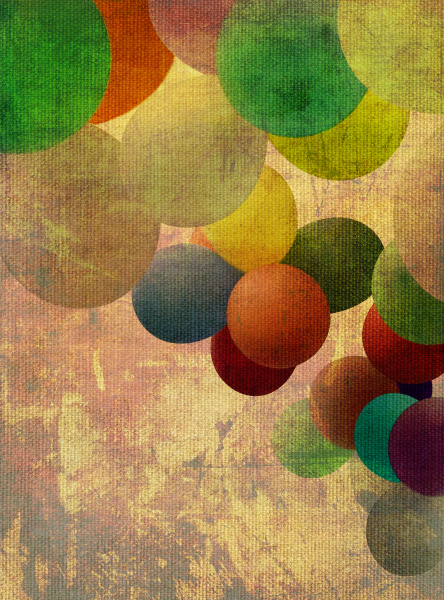 balloons old colorful texture