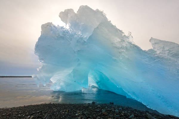 iceberg beach jokulsarlon iceland