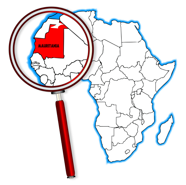 mauritania under a magnifying glass