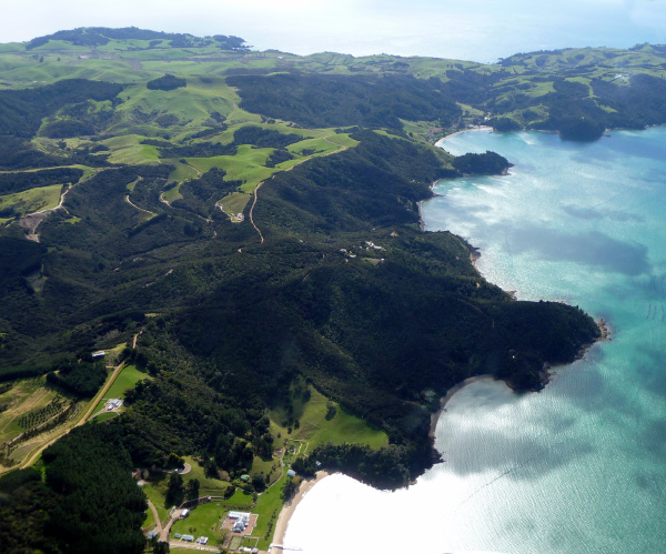 aerial photos of the coast and