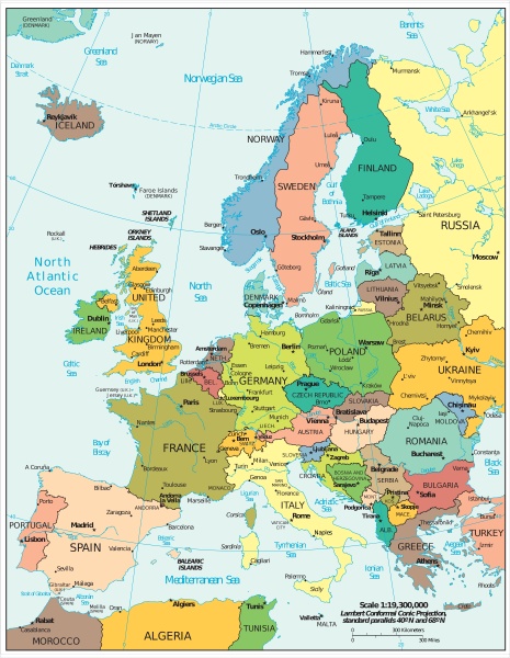 europe region map