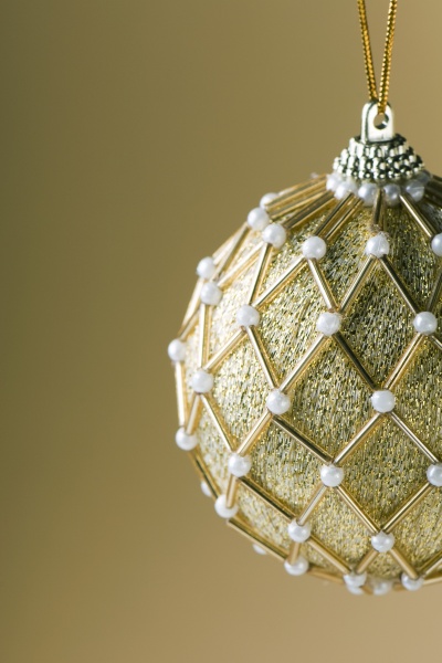 ornate gold christmas tree ornament