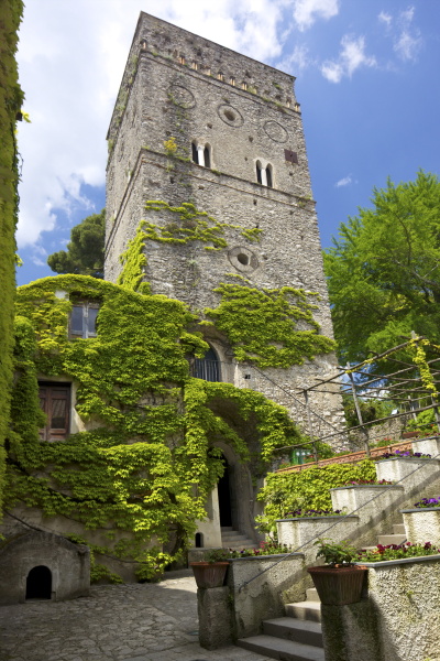 the 11th century tower in villa