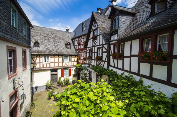 half timbered houses in beilstein