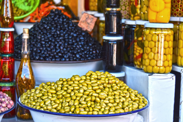 assorted olives on the arab street