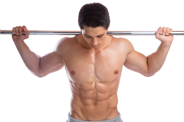 bodybuilder bodybuilding muscles barbell man strong
