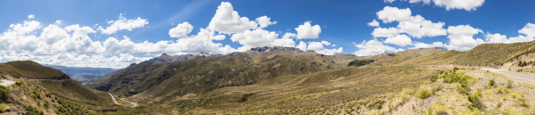 peru andes mountain road