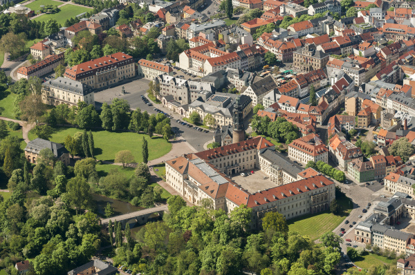 germany weimar aerial view