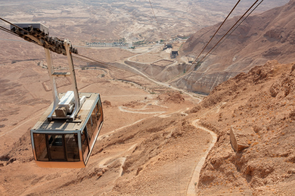 masada cableway israel
