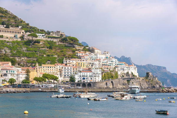 boats in the amalfi port - Stock Photo #22651945 | PantherMedia Stock ...