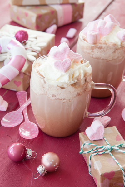 hot chocolate with cream