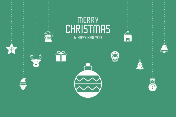 christmas greeting card or invitation background
