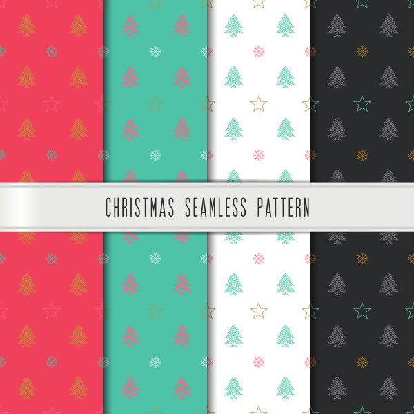 christmas and happy new year pattern