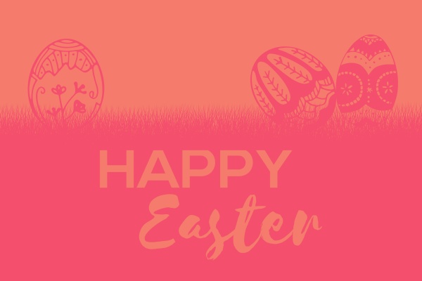 composite image of easter greeting