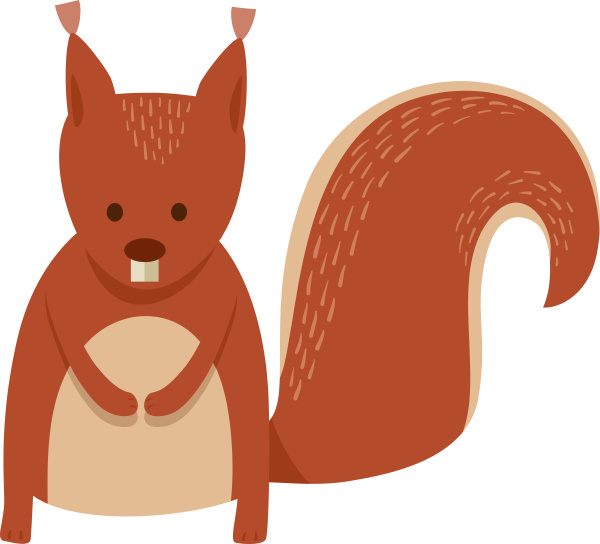 cute squirrel cartoon animal character - Stock Photo #23463353 |  PantherMedia Stock Agency