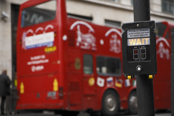 pedestrian traffic light in london