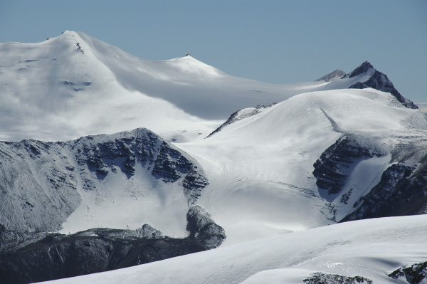 snow ice and glaciers in the