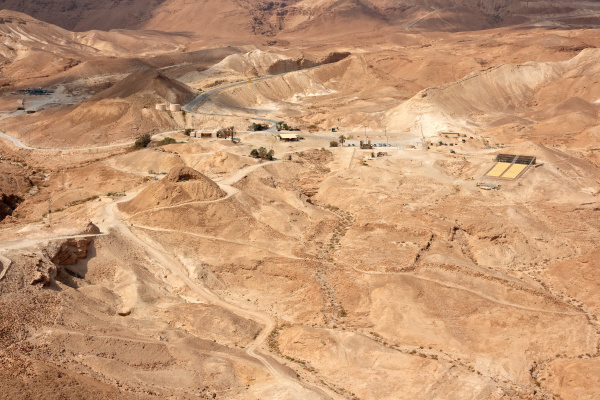 judean desert at masada