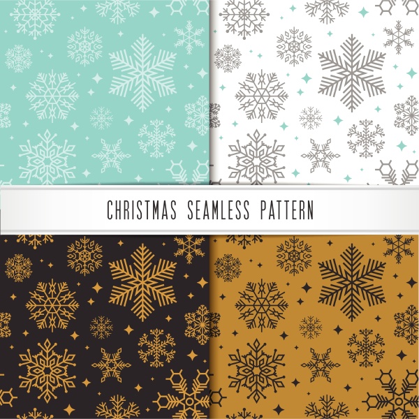 christmas and happy new year pattern