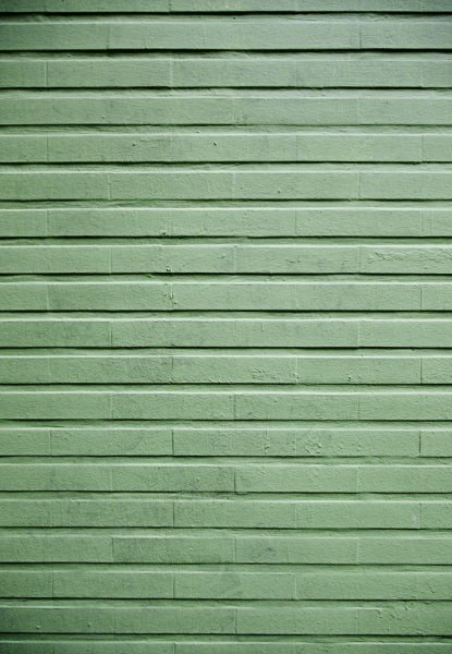green brick background