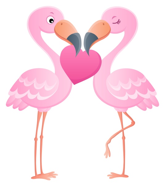 valentine flamingos topic image 7