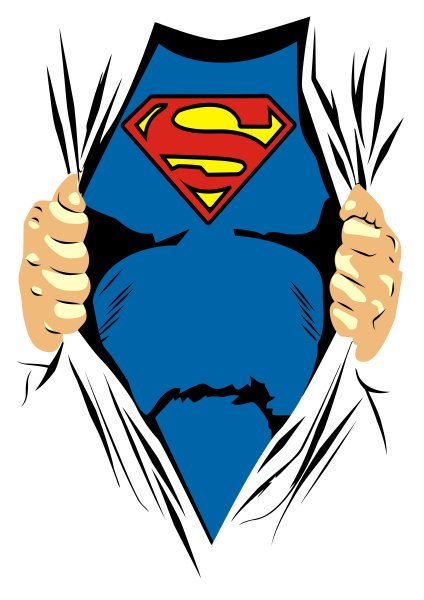clark kent transformation superman hero character
