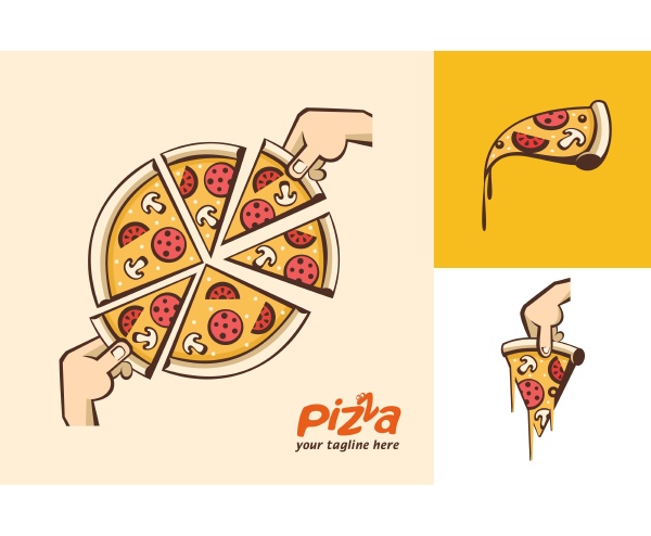 pizza clipart large sliced pizza