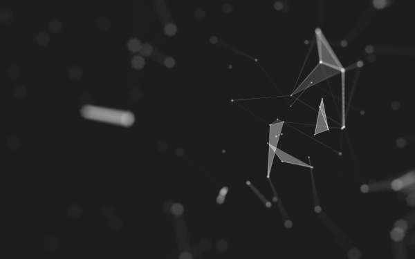 abstract polygonal space low poly dark