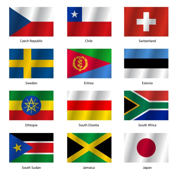 set flags of world sovereign