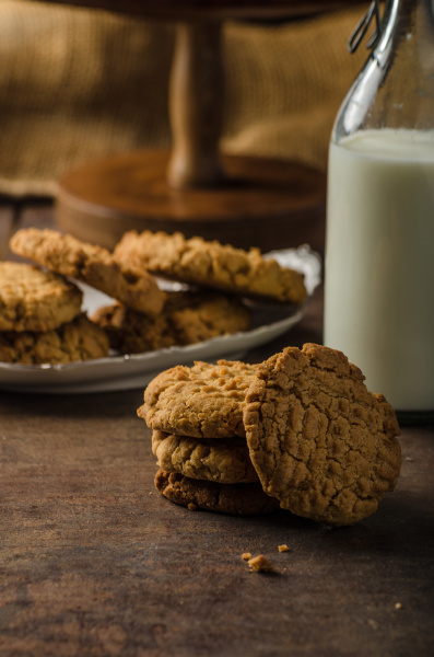 cookies with peanut butter wholegrain