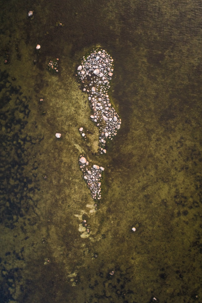 aerial, view, of, rocks, emerging, from - 27454167