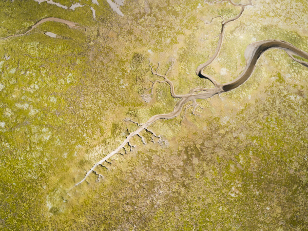 aerial photography of abstract landscapes in